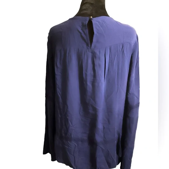 Knox Rose boho embroidered navy tunic top. Size M - Picture 4 of 5